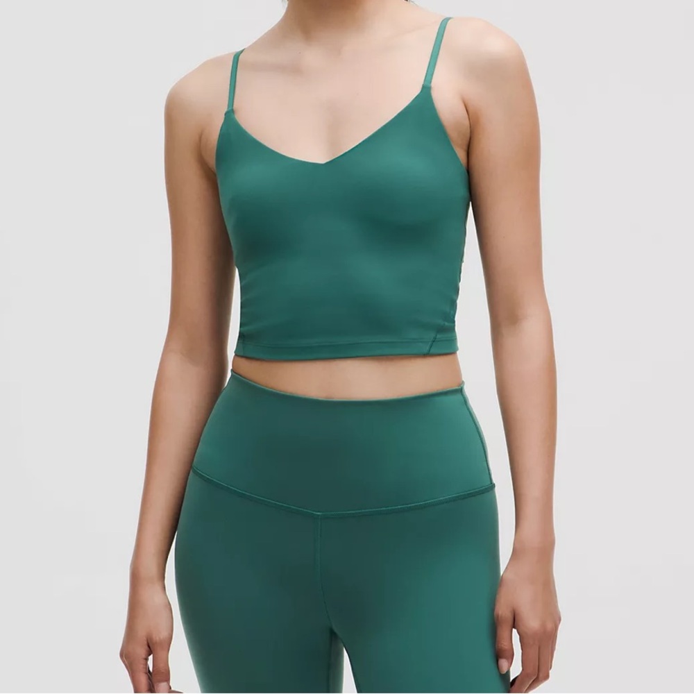 Lululemon crop align top green